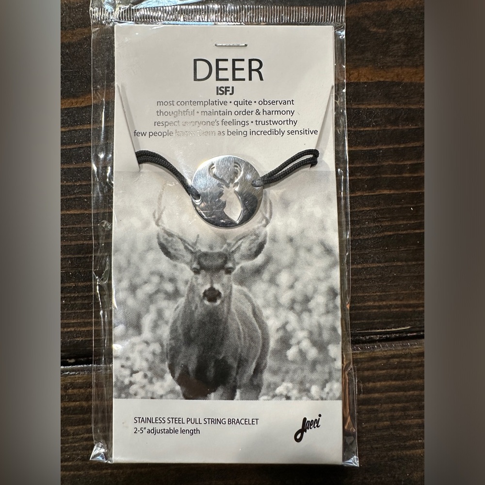 Jaeci deer spirit animal bracelet NWT
